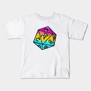 Pride Dice - Pan Kids T-Shirt